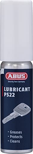 ABUS Pflegespray PS22 - fettfreier Schmierstoff für Türzylinder, Autoschlösser, Werkzeuge - gegen Verschleiß und Quitschen - 13 ml Blau von ABUS