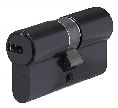 ABUS Profil-Zylinder D6XBL 35/40 mit Codekarte und 5 Schlüsseln - 96808 - schwarz von ABUS