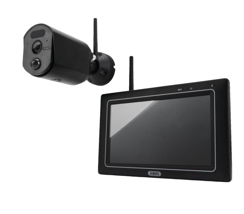 ABUS Smart Home Türklingel PPDF17000 EasyLook Basic Set Videoüberwachung (Innenraum, Außenbereich, 1 x EasyLook Monitor, 1 x EasyLook Kamera, Sirenenton am Monitor) von ABUS