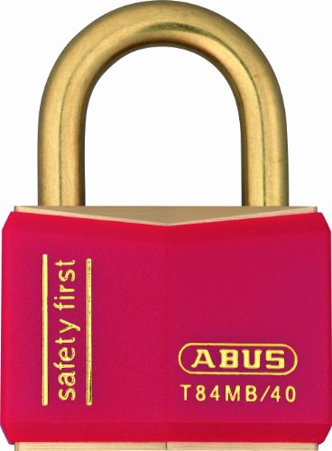 Abus - T84MB/40 40mm Red Safety First Rostfreie Vorhängeschloss - ABUT8440RED von ABUS