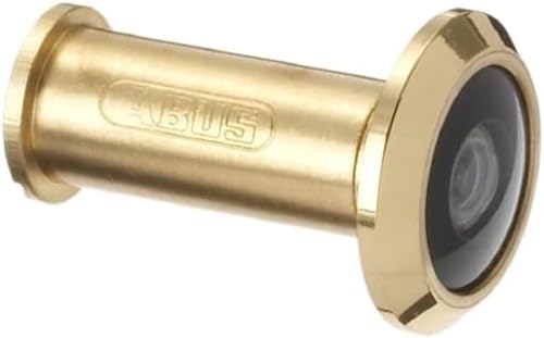ABUS Türspion 2200 mit Abdeckkappe, gold, 04524 von ABUS
