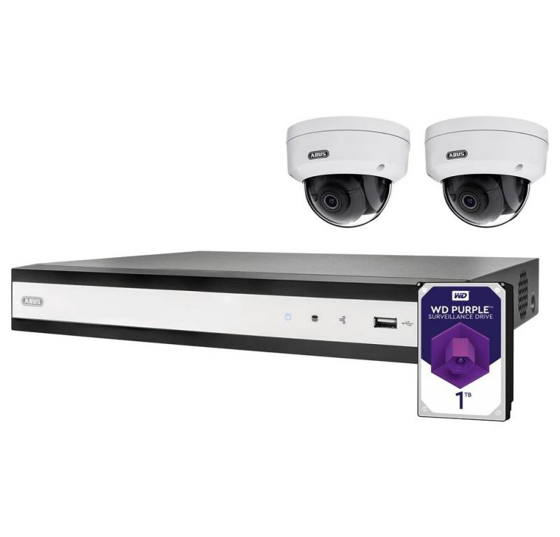 ABUS Überwachungskamera ABUS Performance Line 4-Kanal PoE Set TVVR36422D LAN IP-Überwachungska von ABUS