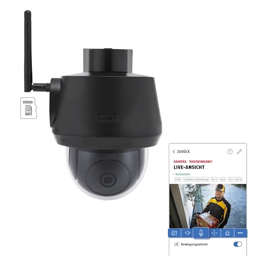 ABUS Überwachungskamera SmartLook Schwenken & Neigen mit WLAN (PPIC52520B) - schwarz von ABUS