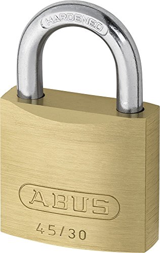 ABUS Vorhängeschloss 45/30 aus Messing - 2er Set - mit Präzisions-Stiftzylinder mit Pilzkopfstiften - 11821 - ABUS-Sicherheitslevel 3 - Messingfarben ABUS Vorhängeschloss 45/30 aus Messing - 2er Set - mit Präzisions-Stiftzylinder mit Pilzkopfstiften - 11821 - ABUS-Sicherheitslevel 3 - Messingfarben von ABUS