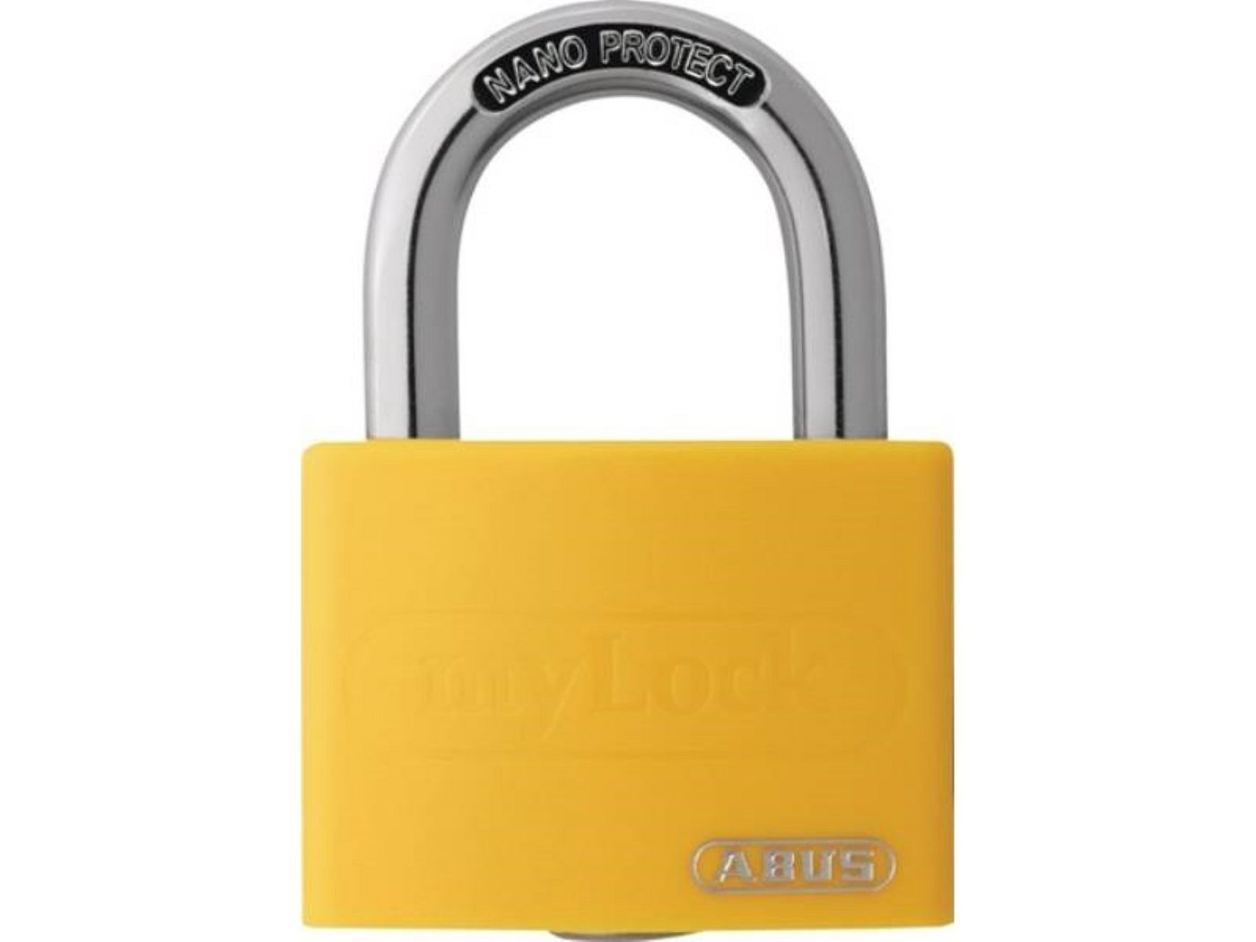 ABUS Vorhängeschloss ABUS 49936 4 Zylindervorhangschloss T65AL/40 gelb gl. Schlosskörperbreite 43 mm individuell beschreibbare Kunststoffummantelung · Schlosskörper aus Aluminium · automatisch verriegelnd · hoher Wiedererkennungswert durch verschiedene Farben ABUS Vorhängeschloss ABUS 49936 4 Zylindervorhangschloss T65AL/40 gelb gl. Schlosskörperbreite 43 mm individuell beschreibbare Kunststoffummantelung · Schlosskörper aus Aluminium · automatisch verriegelnd · hoher Wiedererkennungswert durch verschiedene Farben von ABUS