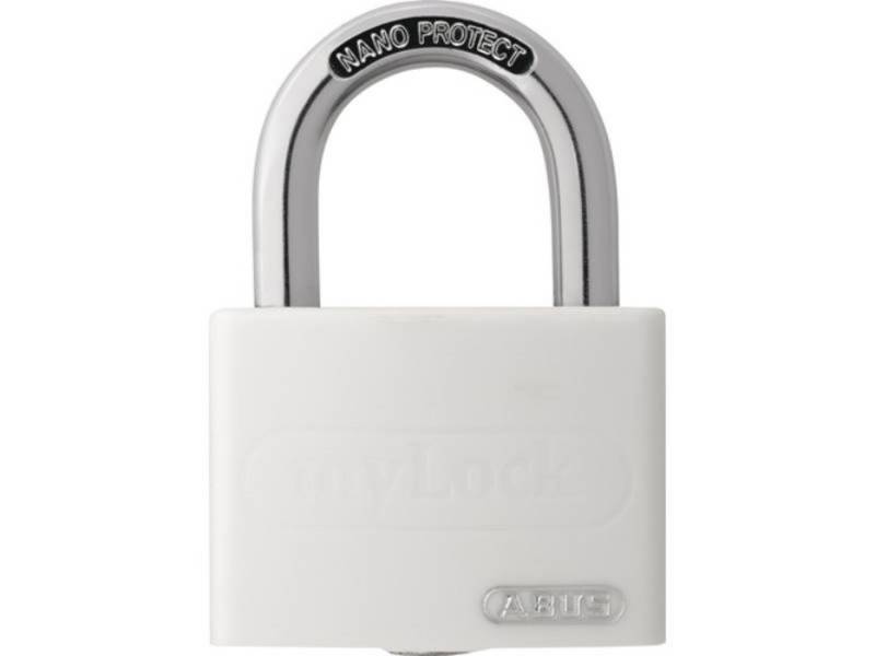 ABUS Vorhängeschloss ABUS 49949 4 Zylindervorhangschloss T65AL/40 weiß gl. Schlosskörperbreite 43 mm individuell beschreibbare Kunststoffummantelung · Schlosskörper aus Aluminium · automatisch verriegelnd · hoher Wiedererkennungswert durch verschiedene Farben ABUS Vorhängeschloss ABUS 49949 4 Zylindervorhangschloss T65AL/40 weiß gl. Schlosskörperbreite 43 mm individuell beschreibbare Kunststoffummantelung · Schlosskörper aus Aluminium · automatisch verriegelnd · hoher Wiedererkennungswert durch verschiedene Farben von ABUS
