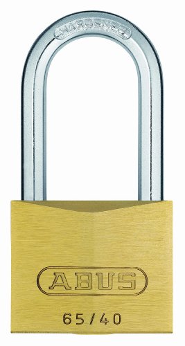 ABUS Vorhängeschloss Messing 65/40HB40 gl.-6401 - gleichschließend und mit hohem Bügel - Messing-Schlosskörper - gehärteter Stahlbügel - ABUS-Sicherheitslevel 5 von ABUS