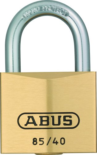 ABUS Vorhängeschloss Messing 85IB/40 gl.-0577 - gleichschließend und wetterfest - für See- und Hafengebiete - rostfreier Edelstahlbügel - ABUS-Sicherheitslevel 6 ABUS Vorhängeschloss Messing 85IB/40 gl.-0577 - gleichschließend und wetterfest - für See- und Hafengebiete - rostfreier Edelstahlbügel - ABUS-Sicherheitslevel 6 von ABUS