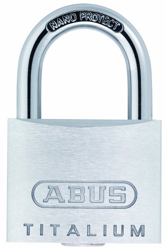 ABUS Vorhängeschloss Titalium 64TI/30 - 2er Set, gleichschließend - Kellerschloss mit Schlosskörper aus Spezial-Aluminium - gehärteter Stahlbügel - ABUS-Sicherheitslevel 4 von ABUS