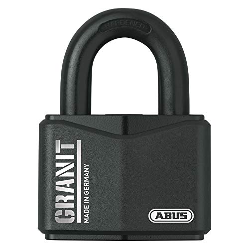 ABUS Vorhangschloss Granit 37/70 Premium-Schloss für höchste Beanspruchungen - Sicherheitslevel 10 - inkl. 2 Schlüssel - schwarz - 20117 70mm von ABUS