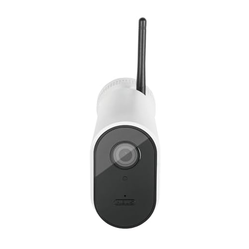 ABUS WLAN Außen-Kamera PPIC44520 - Überwachungskamera mit App, Bewegungserkennung, Objektunterscheidung, Push-Benachrichtigung, Nachtsicht, 8-GB-Speicherkarte, 1080p/Full HD, Masking, Weiß von ABUS