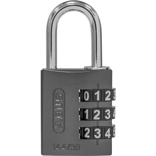 ABUS | Zahlenschloss | Aluminium | 144/30 Lock-Tag | VE 6 Stk | schwarz von ABUS