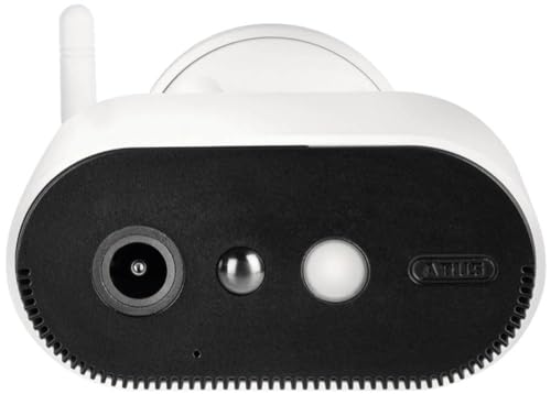 ABUS Zusatz-Kamera für Akku Kamera PPIC91520 – Smarte kabellose Überwachungskamera mit Weißlicht-LED, Personenerkennung, indiv. Push-Benachrichtigung, 2-Wege-Audio & kostenfreier Handy-App (kein ABO) von ABUS