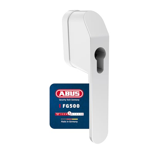 ABUS abschließbarer Fenstergriff FG500 HZ für Profil-Halbzylinder - Kindersicherung & Einbruchschutz für Fenster, ideal für Schließanlagen - vorbereitet zur Aufnahme eines Halbzylinders - Weiß ABUS abschließbarer Fenstergriff FG500 HZ für Profil-Halbzylinder - Kindersicherung & Einbruchschutz für Fenster, ideal für Schließanlagen - vorbereitet zur Aufnahme eines Halbzylinders - Weiß von ABUS