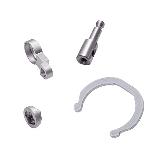 ABUS wAppLoxx Pro Verlängerungsset für ABUS Digitalzylinder | nachträgliche Körperverlängerung der Digital-Knaufzylinder | Verlängerungssteg & Wellenverlängerung & Kernhaltering | Set: 5 mm Außen von ABUS