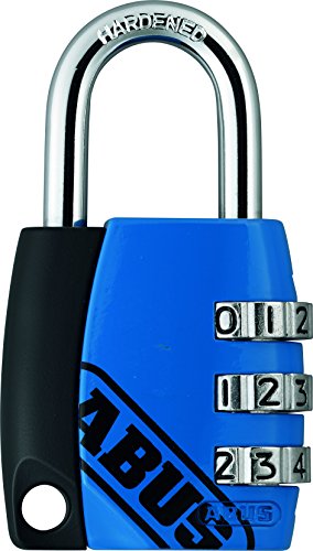 Abus 535123 155/20 Zahlen-Vorhangschloss mit verstellbarem Code, blau von ABUS