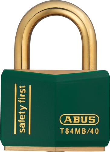 Abus - T84MB/40 40mm Green Safety First Rostfreie Vorhängeschloss - ABUT8440GRE von ABUS