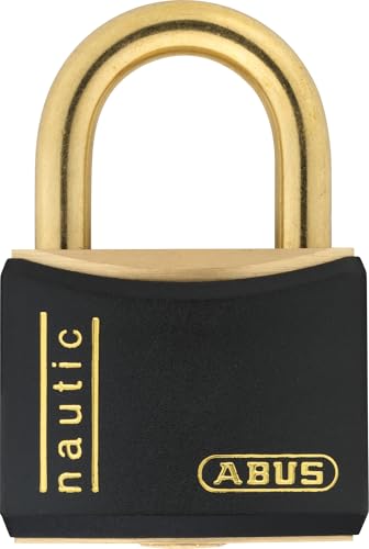 Abus - T84MB/40 40mm schwarz Nautic Rostfreie Vorhängeschloss - ABUT84MB40 von ABUS