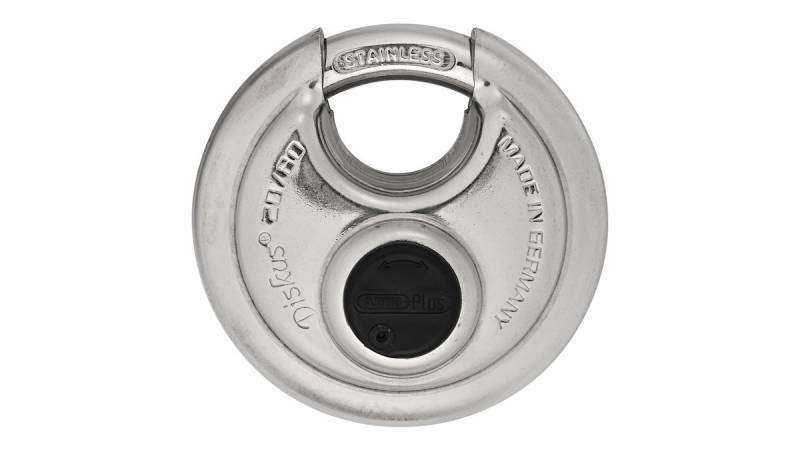 ABUS Vorhängeschloss Diskus 20 Durchmesser 80 mm Bügeldurchmesser 11 mm von ABUS