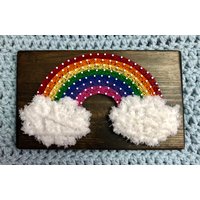 Regenbogen-string-Kunst, Regenbogen-Zeichen Regenbogen-string-Kunst, Regenbogen-Zeichen von ABUnderwoodCo2