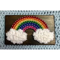 Regenbogen-string-Kunst, Regenbogen-Zeichen von ABUnderwoodCo2