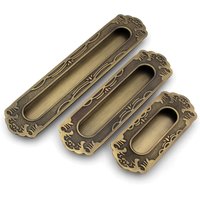 Eingebettete Abvin Schiebetür Verdeckte Griffe Flush Pull in Antique Vintage Finish Schrank Kommode Schiebegriff Und Schubladengriffe - 1 Stk Eingebettete Abvin Schiebetür Verdeckte Griffe Flush Pull in Antique Vintage Finish Schrank Kommode Schiebegriff Und Schubladengriffe - 1 Stk von ABVIN