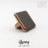 Grau Gold Knauf Knäufe Möbelknäufe von ABVIN