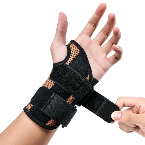 ABYON Handgelenkbandage mit Schiene für Männer und Frauen, Handgelenkstütze Tagesnutzung für Karpaltunnelsyndrom, Unterarm, Schmerzlinderung, Sehnenscheidenentzündung, Arthritis von ABYON