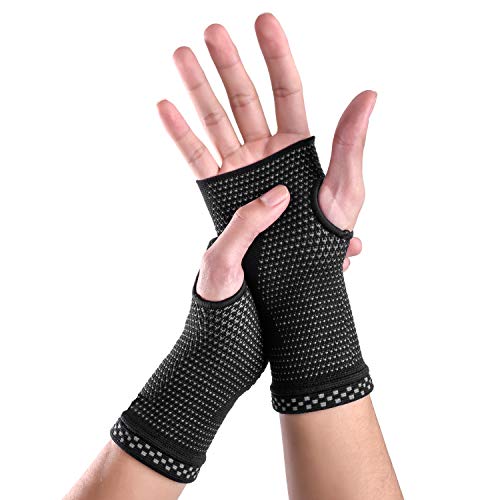 ABYON Handgelenkbandage Kompressive Handgelenk Bandagen 2 Stück für Links und Rechtshänder Arthritis, Sehnenentzündung, Verstauchung, Sportschutz für Männer Frauen von ABYON