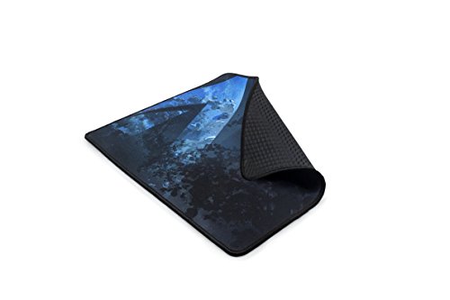 Abysm Covenant M - Alfombrilla Gaming con costuras reforzadas y base de goma, gama de azules von Abysm Gaming