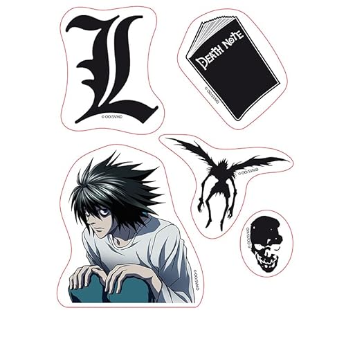ABYSTYLE - Death Note Aufkleber Symbole Death Note 16 x 11 cm ABYSTYLE - Death Note Aufkleber Symbole Death Note 16 x 11 cm von ABYSTYLE
