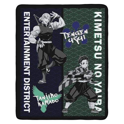 ABYSTYLE Demon Slayer Tanjiro & Tengen Decke | Demon Slayer Decke | Decke | Überwurf für Sofas & Betten | Demon Slayer Merchandise | Demon Slayer Geschenke ABYSTYLE Demon Slayer Tanjiro & Tengen Decke | Demon Slayer Decke | Decke | Überwurf für Sofas & Betten | Demon Slayer Merchandise | Demon Slayer Geschenke von ABYSTYLE