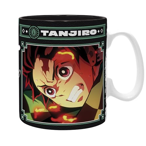 ABYSTYLE - Demon Slayer Tasse Tanjiro schwarz & grün S2 von ABYSTYLE