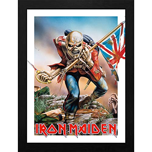 ABYSTYLE GB Eye Iron Maiden Soldat Eddie Gerahmter Kunstdruck von ABYSTYLE