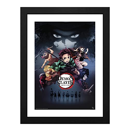 ABYSTYLE GBEye – Demon Slayer Gerahmter Kunstdruck von ABYSTYLE