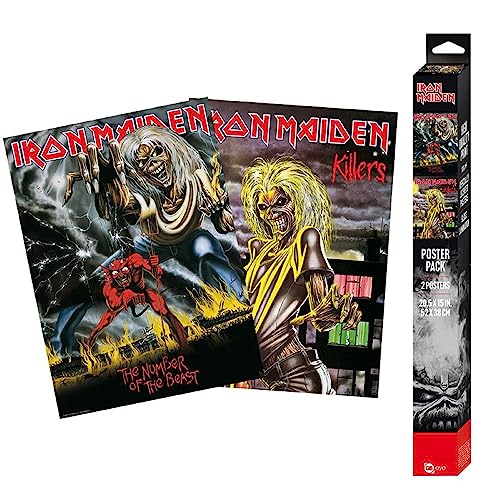 ABYSTYLE GBEye – Iron Maiden Set 2 Chibi Poster Killers/Nummer of the Beast von ABYSTYLE