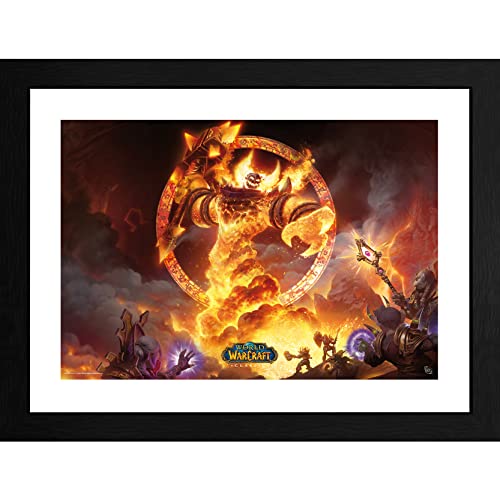 ABYSTYLE GBEye - World of Warcraft Gerahmter Kunstdruck Ragnaros von ABYSTYLE