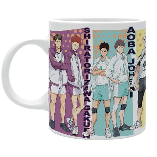 ABYSTYLE - Haikyu!! Tasse mit gegnerischen Teams, 320 ml von ABYSTYLE