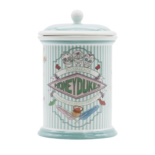 ABYSTYLE Harry Potter Honeydukes Keramik Keksdose - 27,5 x 15 cm - Süßigkeitenglas - Küchendekor - Luftdichte Frischhaltedose - Harry Potter Merchandise von ABYSTYLE