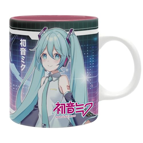 Hatsune Miku Cyberpunk Unisex Tasse multicolor Keramik Anime, Fan-Merch von ABYSTYLE