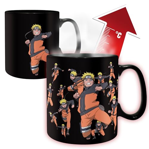 ABYSTYLE - NARUTO SHIPPUDEN - Mug HeatChange - 460 ml - Multicloning von ABYSTYLE