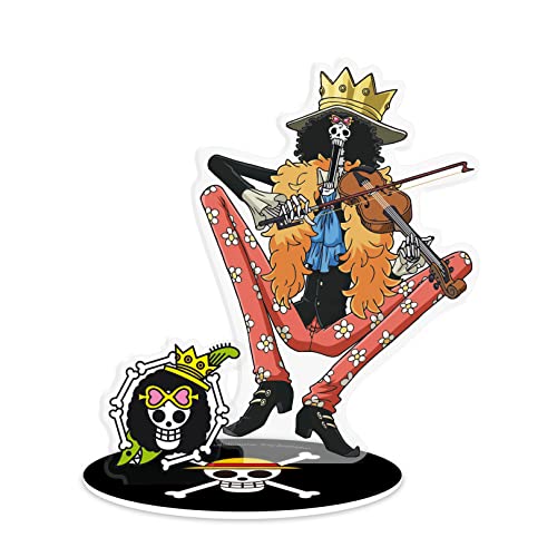 ABYSTYLE One Piece Anime Brook 10,2 cm Acryl® Acryl Ständer Modell Figur Anime Manga Desktop Zubehör Merch Geschenk von ABYSTYLE