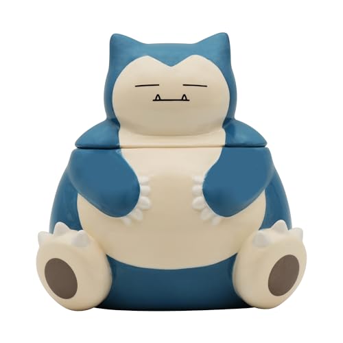 ABYSTYLE Pokémon Snorlax Keramik Keksdose - 8 x 5,3 x 4,8 Zoll / 18 x 13,5 x 15,5 cm - Süßigkeitenglas - Küchendekor - luftdichte Frischhaltedose - Pokémon Merchandise ABYSTYLE Pokémon Snorlax Keramik Keksdose - 8 x 5,3 x 4,8 Zoll / 18 x 13,5 x 15,5 cm - Süßigkeitenglas - Küchendekor - luftdichte Frischhaltedose - Pokémon Merchandise von ABYSTYLE