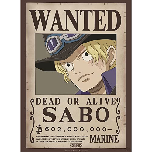 ABYSTYLE Poster One Piece Wanted Sabo 38x52cm von ABYSTYLE