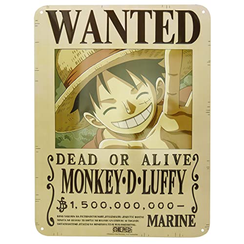 ABYstyle Ein Stück – Luffy Wanted – Metallschild 28 x 38 cm ABYstyle Ein Stück – Luffy Wanted – Metallschild 28 x 38 cm von ABYSTYLE