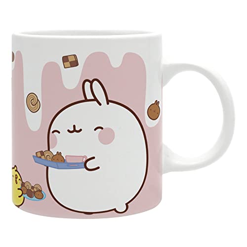 ABYstyle Molang Tassen (Molang Milk & Cookies Tasse) von ABYSTYLE