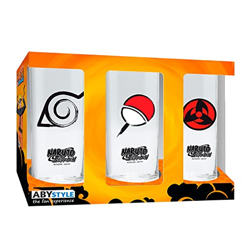 ABYstyle Naruto, Set mit 3 Verres, 290 ml von ABYSTYLE