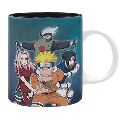 ABYstyle – Naruto Tasse mit 7 vs Haku/Zabuza, 320ml, Z108390 Transparent von ABYSTYLE