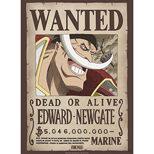 ABYstyle One Piece Wanted Whitebeard Poster 38x52cm von ABYSTYLE