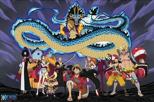 GB eye GBYDCO037 One Piece The Crew versus Kaido Maxi-Poster 61 x 91,5 cm von ABYSTYLE